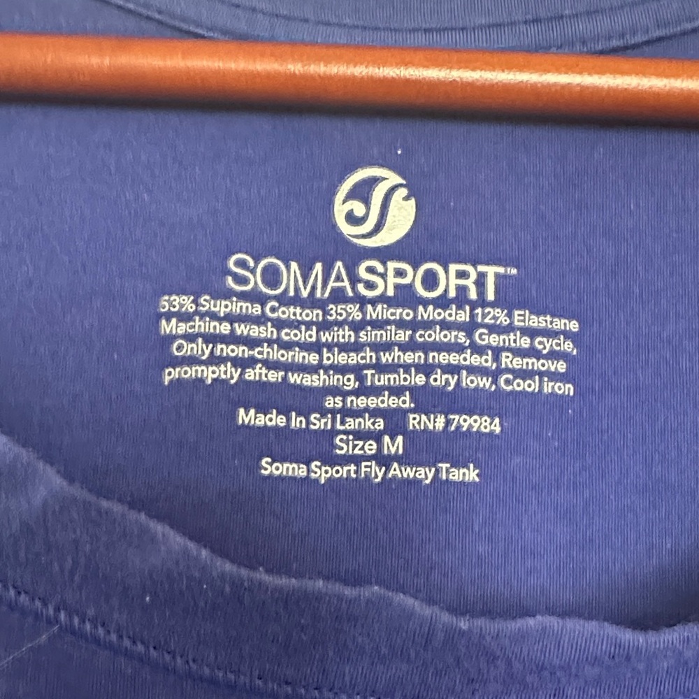 Soma Royal Blue Tank Top - Picture 2 of 4